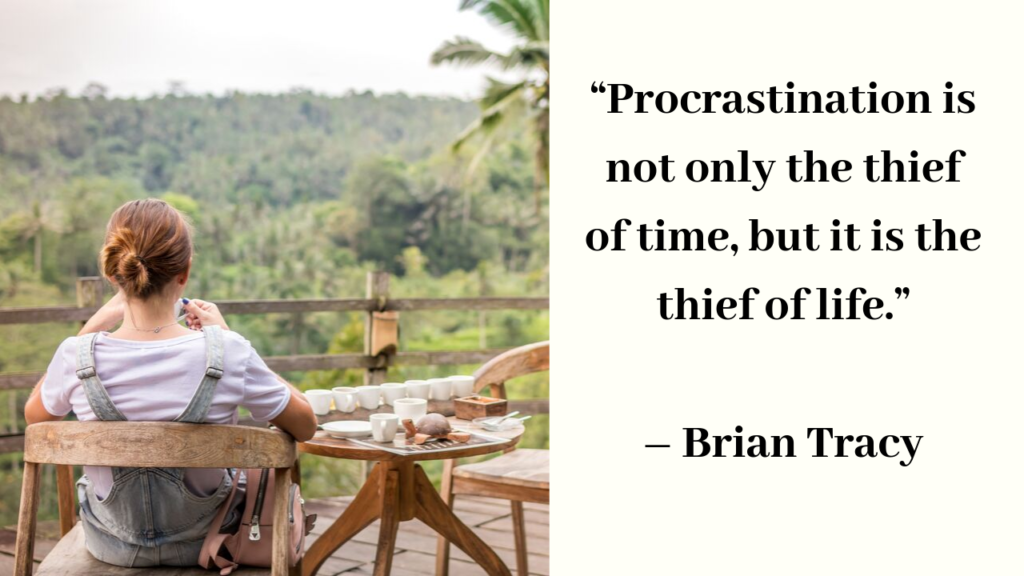 Procrastination and time